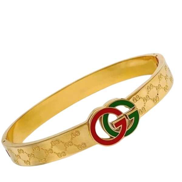 Premium Stainless Steel Handcuffs with Gucci logo - Image 4