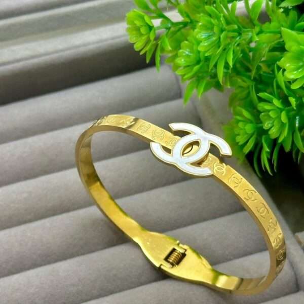 Premium Quality Bracelet With Chanel Logo For Girls and Womens - Image 2