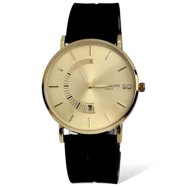 Patek Philippe – Silicon Strap – golden dial– 40mm – S-640 - Image 2