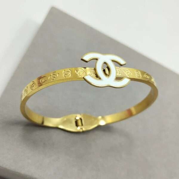 Premium Quality Bracelet With Chanel Logo For Girls and Womens - Image 4