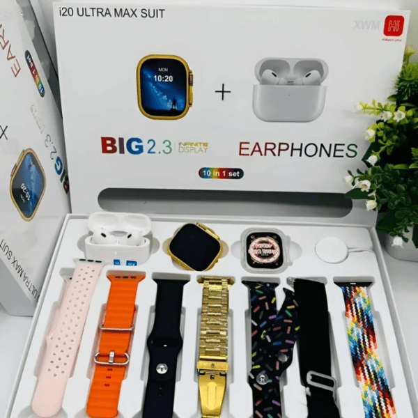 I20 Ultra Max Smart Watch With Airpords - Image 4